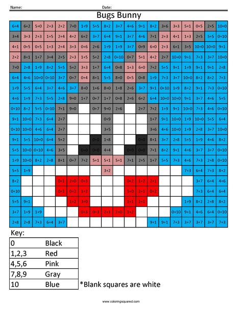 Math Coloring Squared