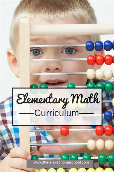 Math Curriculum Elementary Math Curriculum Choices