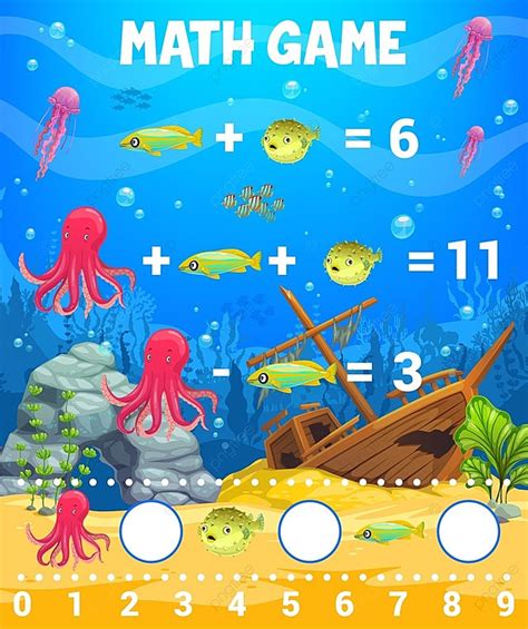 Math Game Worksheet Template Download on Pngtree