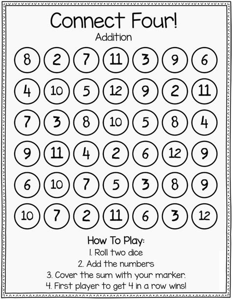 Math Games Worksheets