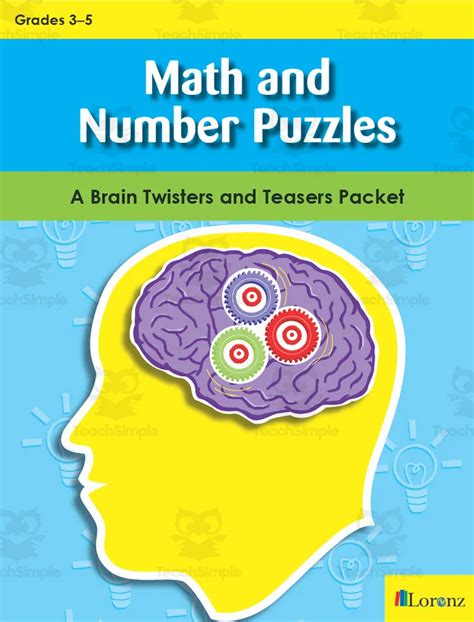 Math Homework Puzzles Twisters And Teasers Answers