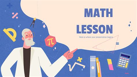 Math Lesson Free Powerpoint Template Google Slides Theme
