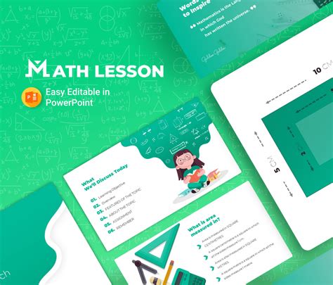 Math Lesson Mathematics PowerPoint Presentation by Premast on Dribbble