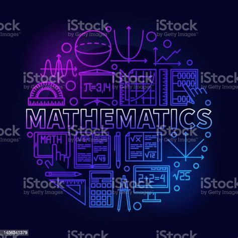 Math Linear Colorful Symbol Stock Illustration Download Image Now