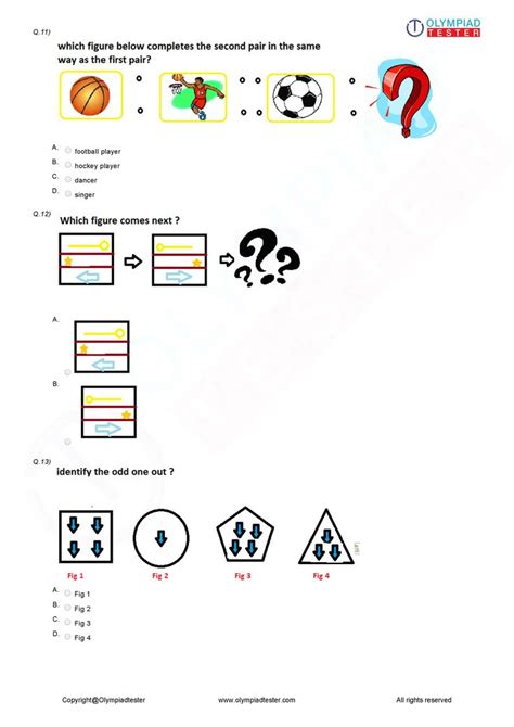 Math Logical Reasoning Questions For Grade 3