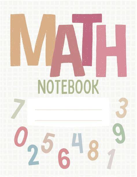 Math Notebook: Math Style Grid and Dotted Paper Take Notes