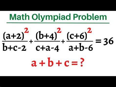 Math Olympiad Problems, Math Problems, Algebra Resources, Cool Math