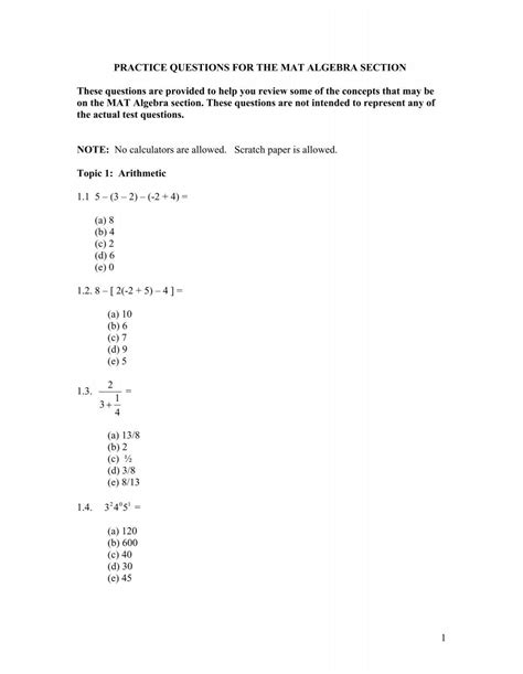 Math Placement Test Prep 600+ Questions & Cheat Sheets