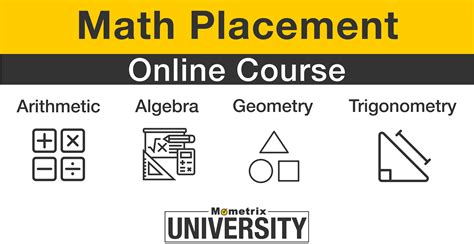 Math Placement Test Prep Course Mometrix University