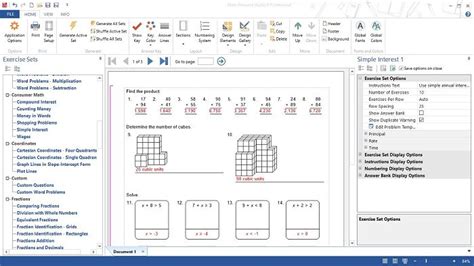 Math Resource Studio Professional 