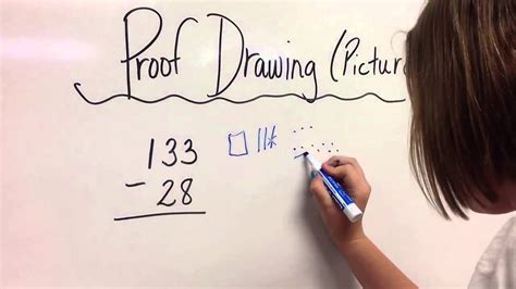 Math Subtraction Proof Drawing YouTube
