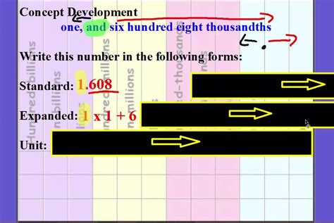 Math Video Unit Form to Standard Form YouTube