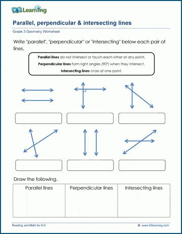 Math Worksheet Parallel Perpendicular Lines / Parallel Perpendicular