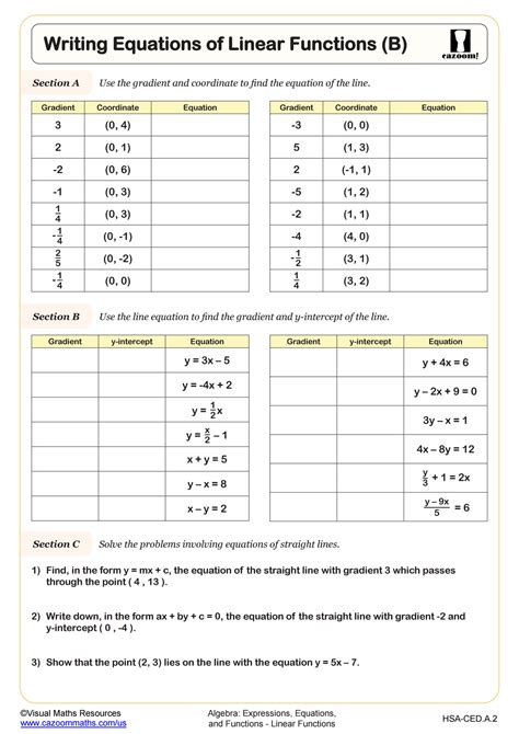 Math accelerated chapter 9 linear functions lesson 5 homework practice.  The exercises are desi...
