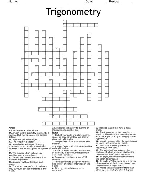 The Crossword Solver found 30 answers to "Partner of sin and tan in trigonometry class", 3 letters crossword clue. The Crossword Solver finds answers to classic crosswords and cryptic crossword puzzles. Enter the length or pattern for better results. Click the answer to find similar crossword clues . Enter a Crossword Clue.. 