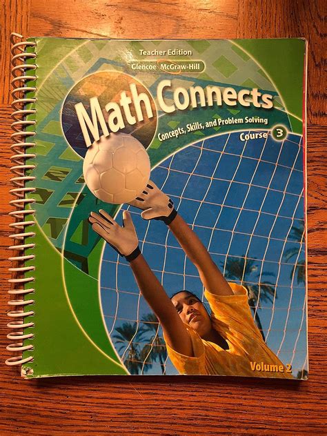 Math connects concepts skills and problem solving course 3 vol 2 teachers edition. - Bang and olufsen avant 50hz mkiii service manual.