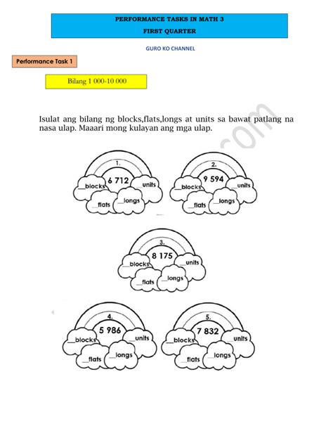 Math performance tasks grade 3.  31, s.  Orange Part 3 Abigail decided to gather ...