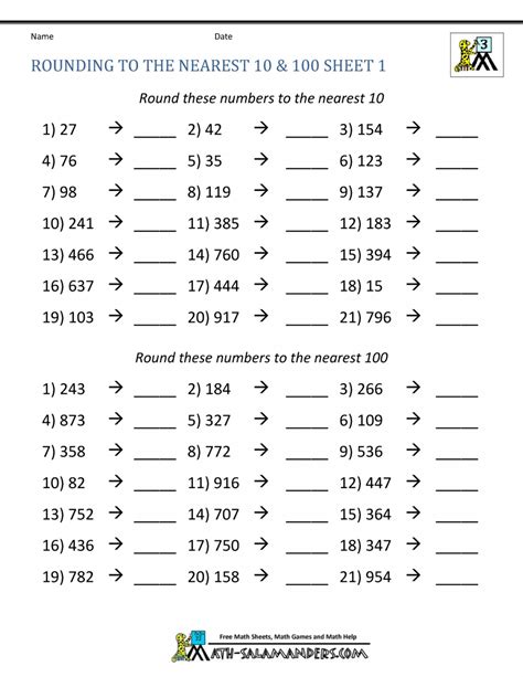 Math round.  You can practice rounding whole numbers to the nearest ten, near...
