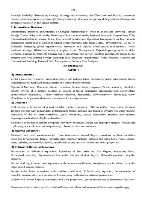 Math syllabus 121 Government strives to have a workforce which