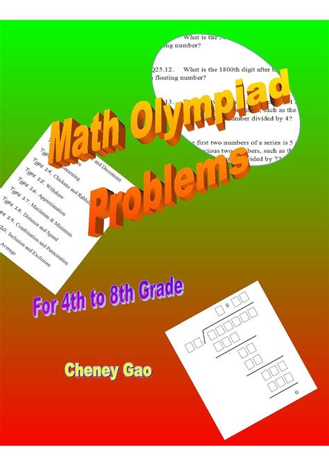 Full Download Math Olympiad Problems By Cheney Gao