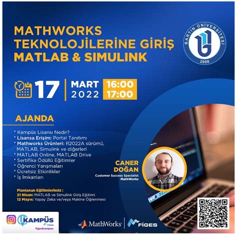 MathWorks Teknolojilerine Giriş-MATLAB&Simulink Semineri Uzaktan.