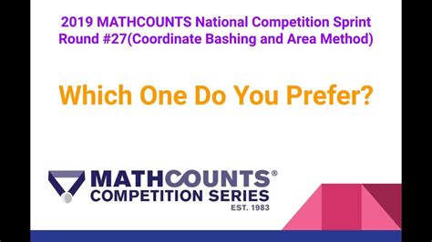 Mathcounts 2019 school sprint round solutions.  It provides the correct responses to v...
