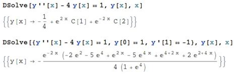 Mathematica dsolve with initial conditions.  I try to compare solution of ...