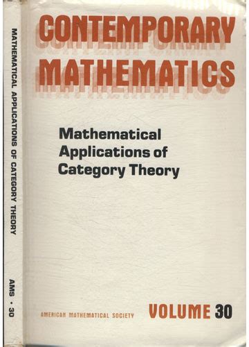 Mathematical Applications Of Category Theory Contemporary Mathematics