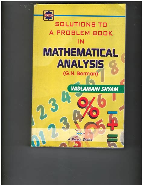 Mathematical Book A In By Problem Gn Analysis Berman Solution