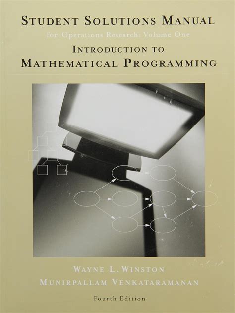 Mathematical Programming Solutions Manual
