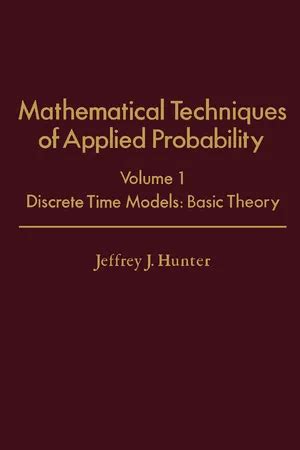 Mathematical Techniques Of Applied Probability