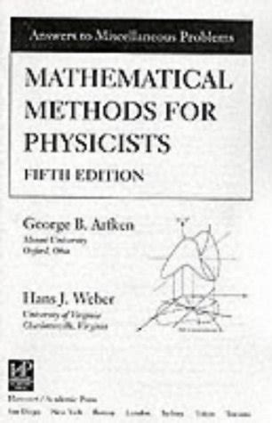 Mathematical methods for physicists solutions manual 5th. - A massage therapists guide to pathology fourth edition.