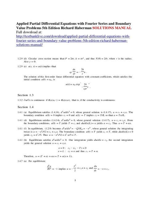 Mathematical models richard haberman solution manual. - Stein des lichts, bd.4, die stätte der wahrheit.