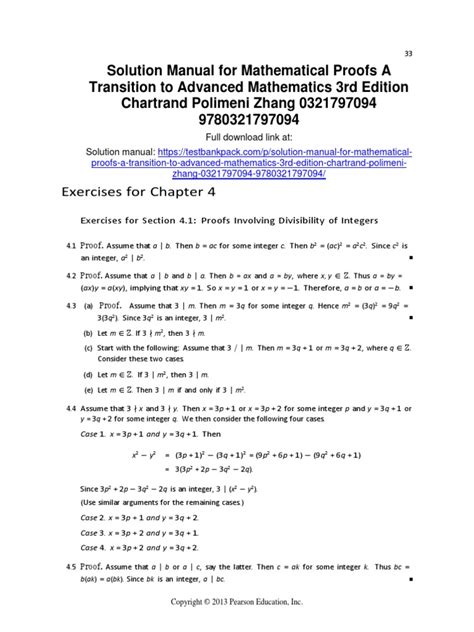 Mathematical proofs chartrand solutions manual download. - Massey ferguson mf 9 baler parts manual 651195m92.