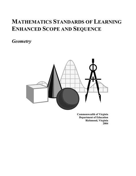 Mathematics Enhanced Scope And Sequence Geometry