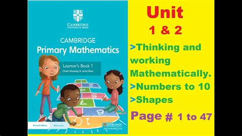 Mathematics for primary 1.  Learn more about The programmes of study for mathem...