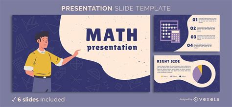 Mathematics. Free Presentation Theme Template mathematics, data and