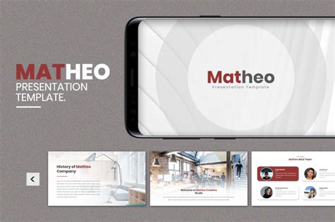 Matheo Creative PowerPoint Template Graphic by klakonstudio · …