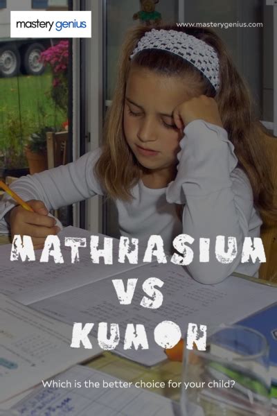 Mathnasium vs kumon. Mathnasium vs. Kumon. Many of our parents are familiar with Kumon. Unfortunately, many of them find us because Kumon hasn’t helped, or has even hurt their students! Here are a few important differences to know about: Kumon centers only have one or two instructors and lots of “graders”. Kumon hires high school students to grade … 