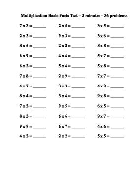 Maths Basic Test