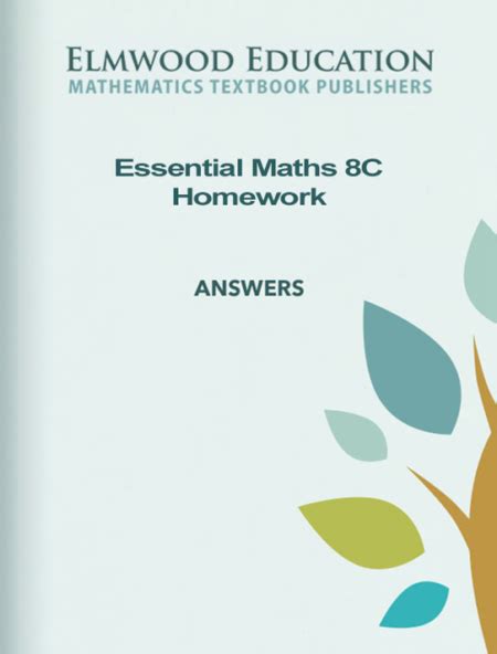 Maths Links Homework 8c Answers