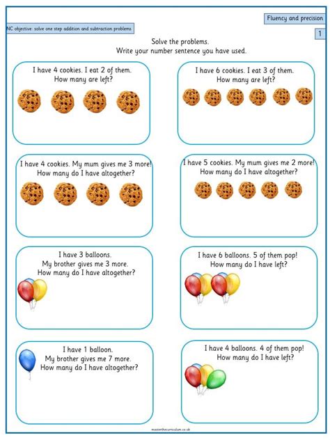 Maths Problem Solving Year 1