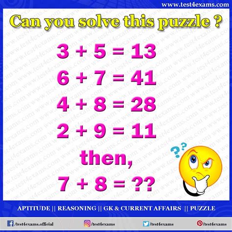 Maths logical reasoning questions with Answers Simplifying Reasoning