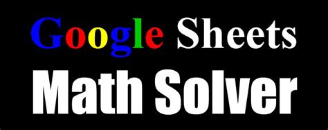 Maths solver google. Things To Know About Maths solver google. 