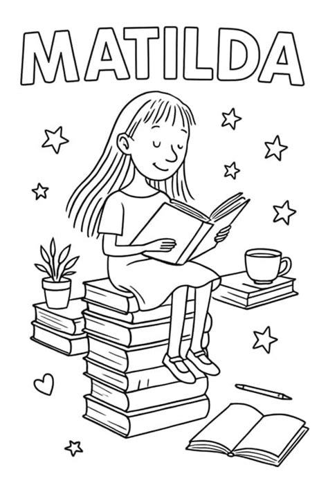 Matilda Coloring Pages