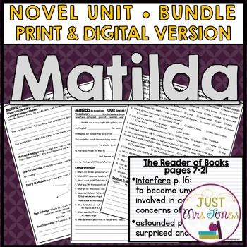 Matilda teacher guide by novel units inc. - Handbook of perception and actionvolume 3.