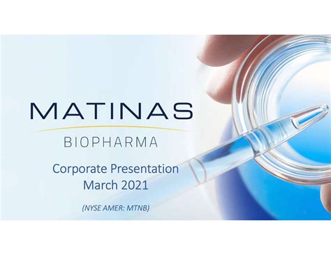 Transcript : Matinas BioPharma Holdings, Inc., Q4 2022 Earnings Call, Mar 15, 2023 Mar. 15: CI Matinas BioPharma Says Gilead Sciences Abandons Joint COVID-19 Drug Project Jan. 31: MT Transcript : Matinas BioPharma Holdings, Inc. - Special Call Jan. 30. 