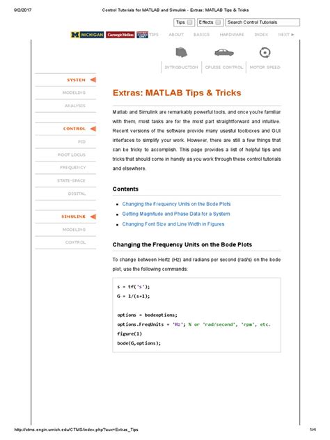 Matlab Tips