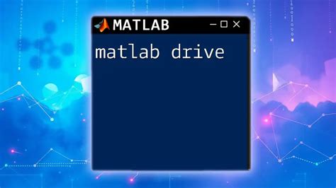 Matlab drive.  Access MATLAB Drive.  All communication with MATLAB Drive servers is secured ...