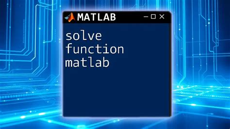Matlab function example problems and solutions